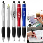 Curvaceous Stylus Cap Highlighter Pen