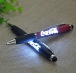Plastic pen with Customized lighting logo