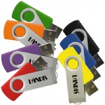 Matrix Swivel USB Drive 4GB