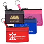 Key Ring Zippered Translucent Pouch