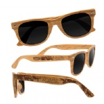 Wood Grain Design Sunglasses