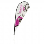 Zoom Flex 9 Double Sided Teardrop Flag Kit