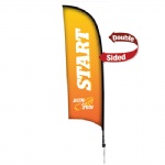 Premium Razor Sail Sign Double Sided