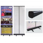 Retractable Banner with Black Stand