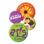 Celluloid Button 2 1/4